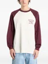 Carhartt Long Sleeve Alston T-shirt In Burgundy