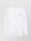 Carhartt White American Script Cotton Blend Sweatshirt In White