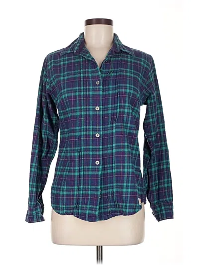 Pre-owned Carhartt Long Sleeve Button Down Shirt In Blue