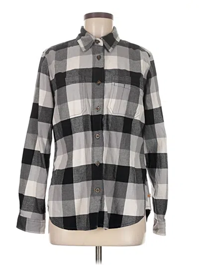 Pre-owned Carhartt Long Sleeve Button Down Shirt In Gray