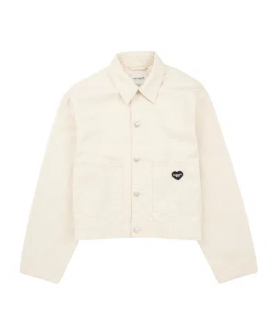 Carhartt Long Sleeve Casual Jacket In White