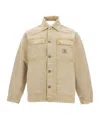 Carhartt Og Arctic Jacket In Denim Beige  Uomo In Brown