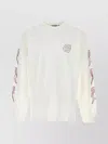 Carhartt Wip T-shirt Ls Terrestrial In Organic Single Jersey In White