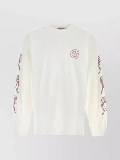CARHARTT LONG SLEEVE CREW NECK GRAPHIC PRINT T-SHIRT