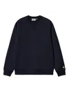 Carhartt Long-sleeve Crew-neck Sweatshirt In Blue