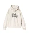 Carhartt Long Sleeve Hooded Sweatshirt In White