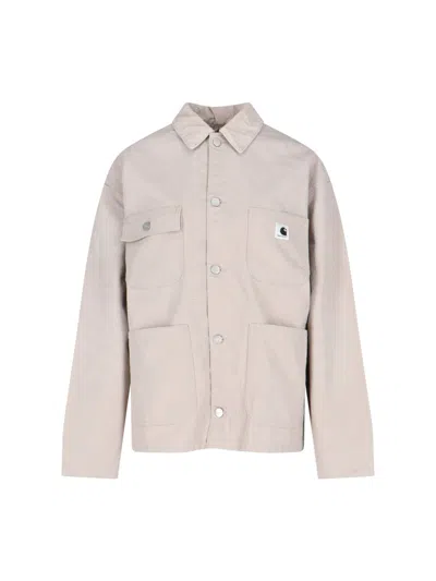 Carhartt Long Sleeve Jacket In Nude