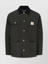 Carhartt Long Sleeve Jacket With Chest And Front Pockets In Green