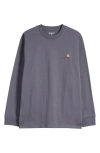 Carhartt Long Sleeve Organic Cotton T-shirt In Zeus