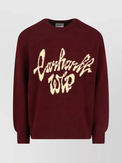 CARHARTT LONG SLEEVE RIBBED CUFF CREW NECK SWEATER