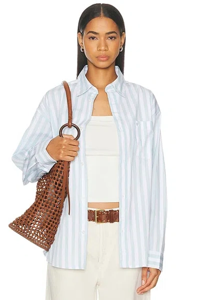 Carhartt Long Sleeve Royce Shirt In Blue