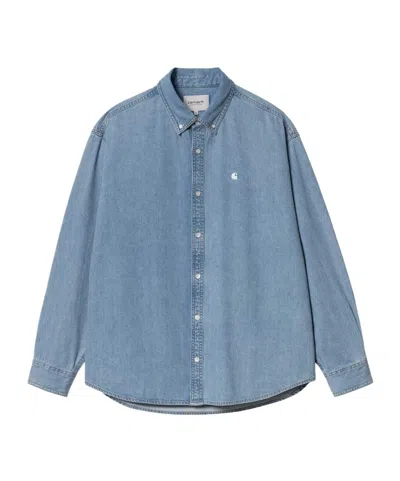 Carhartt Long Sleeve Shirt In Blue