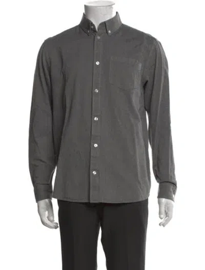 Pre-owned Carhartt Long Sleeve Shirt In Gray
