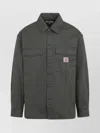 Carhartt Long Sleeve Shirt Jacket With Chest Pockets In Gray