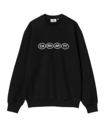 Carhartt Long Sleeve Sweatshirt In Black