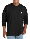 Carhartt Wip Mens Black Pocket Brand-patch Cotton-jersey Sweatshirt In Black