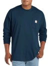 Carhartt Long-sleeve T-shirt In Navy