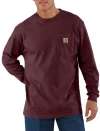 Carhartt Long-sleeve T-shirt In Port