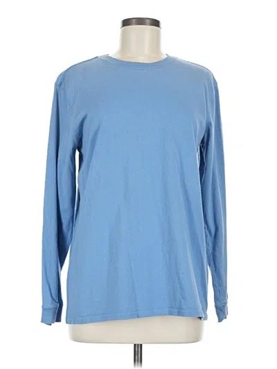 Pre-owned Carhartt Long Sleeve T-shirt In Blue