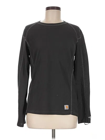 Pre-owned Carhartt Long Sleeve T-shirt In Gray