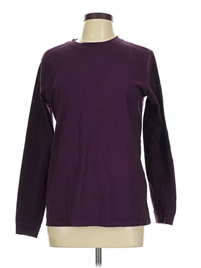 Pre-owned Carhartt Long Sleeve T-shirt In Purple