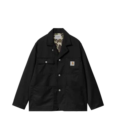Carhartt Long-sleeved Casual Jacket In Black