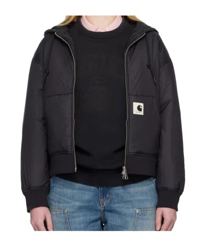 Carhartt Long-sleeved Casual Jacket In Black