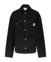 Carhartt Long-sleeved Casual Jacket In Black