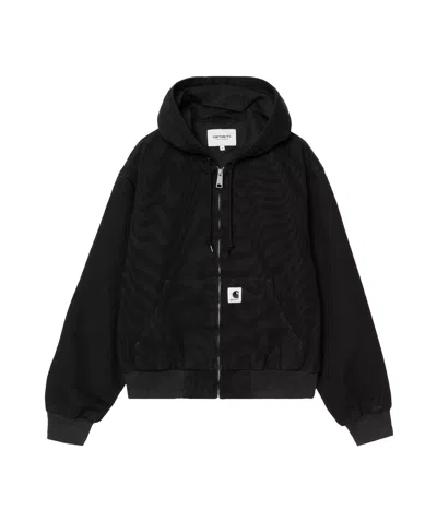 Carhartt Long-sleeved Casual Jacket In Black
