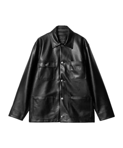 Carhartt Long-sleeved Casual Jacket In Black