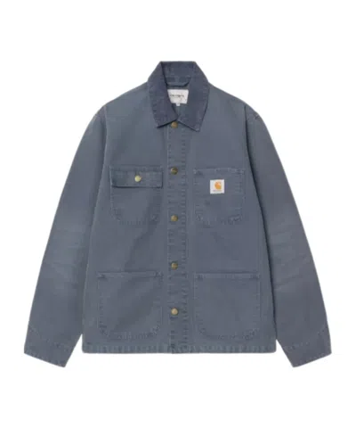Carhartt Long-sleeved Casual Jacket In Blue
