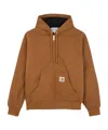 Carhartt Long-sleeved Casual Jacket In Brown