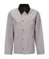 Carhartt Omens Yosemite Clapton Patch-pockets Relaxed-fit Woven Jacket In Gray