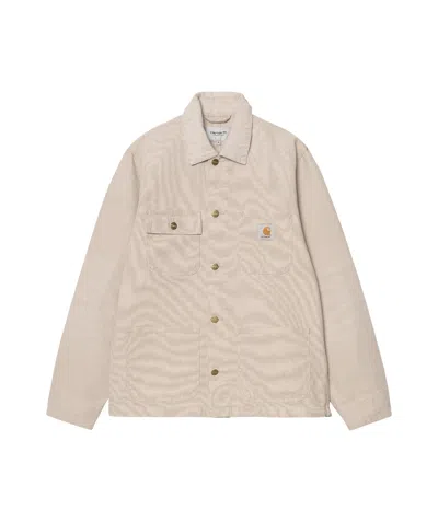 Carhartt Long-sleeved Casual Jacket In Nude