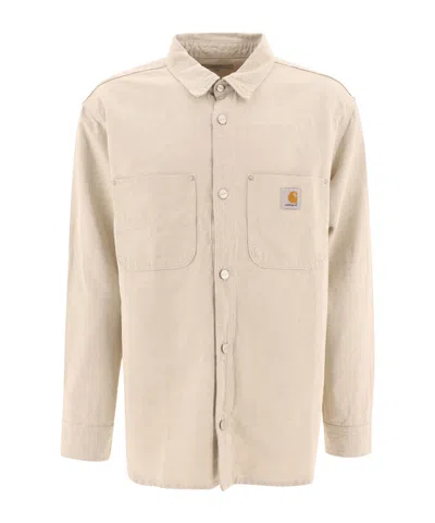 CARHARTT CARHARTT WIP WALTER LOGO PATCH OVERSHIRT