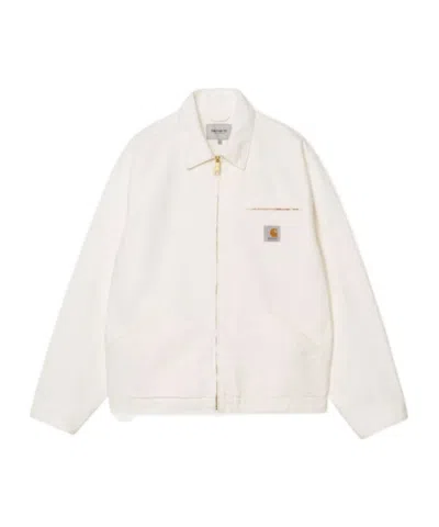 Carhartt Long-sleeved Casual Jacket In White