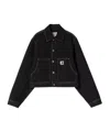 Carhartt Black Arca Denim Jacket In Black