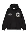 Carhartt Hooded Sweatshirt With Brown In Black