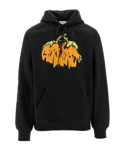Carhartt Long-sleeved Hooded Hoodie In Black