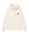 Carhartt Crewneck Sweater With Front Pocket And Hood In White