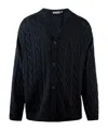Carhartt Cardigan Carter Nero In Black