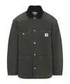 Carhartt Utility Chore Coat Corduroy Collar In Green