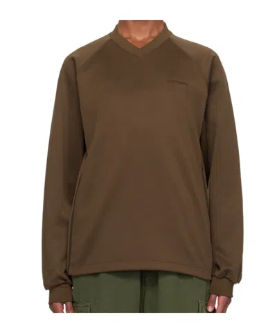 Carhartt Long-sleeved Pullover In Brown