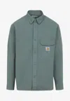 Carhartt Reno Shirt With Buttoned Cuffs And Pockets In Green