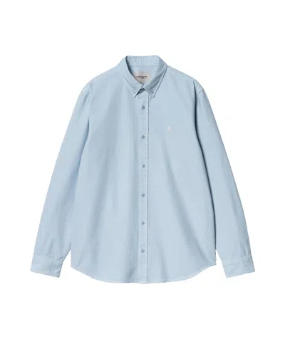 Carhartt Long-sleeved Shirt In Blue