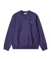 Carhartt Purple American Script Long Sleeve T-shirt In Purple