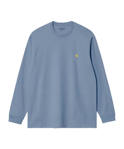 Carhartt Long-sleeved T-shirt In Blue