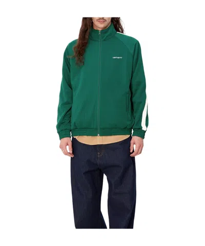 Carhartt Long-sleeved Zipper Jacket In Green