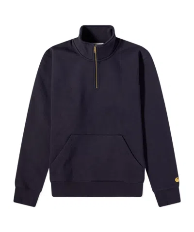 Carhartt Long-sleeved Zippered Sweater In Black