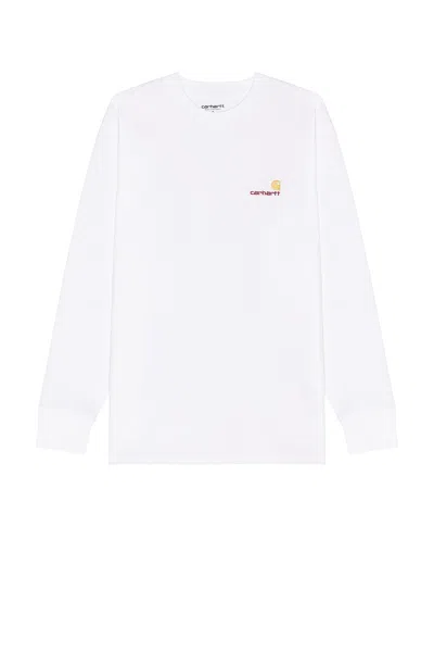 CARHARTT LONGSLEEVE AMERICAN SCRIPT T-SHIRT